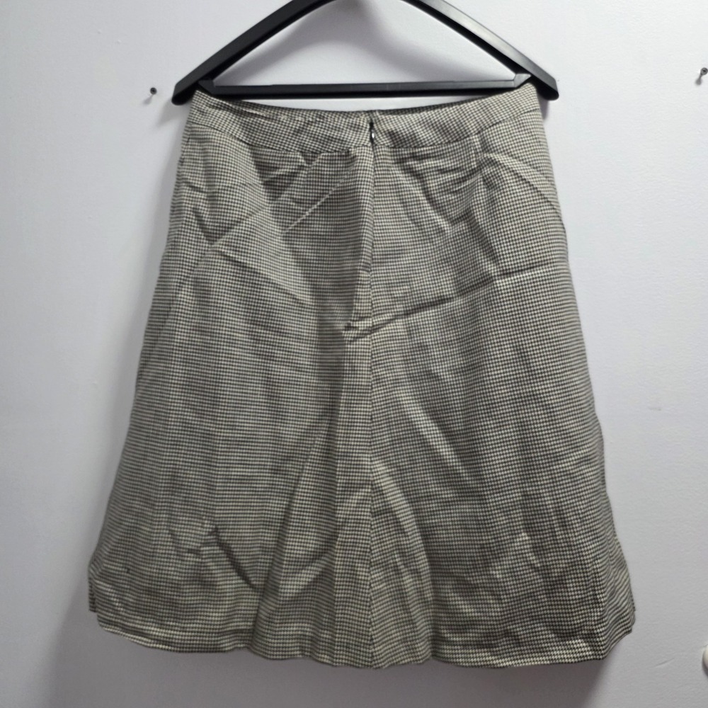 Harve Bernard Womens 100% Wool Skirt Sz 10 Black Dark Academia Office Lined - Picture 4 of 7